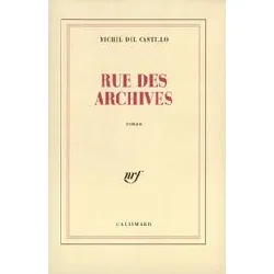 livre rue des archives