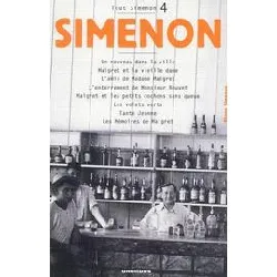 livre tout simenon tome 4 (centenaire)