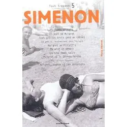 livre tout simenon - tome 5 centenaire