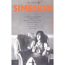 livre tout simenon - tome 6 centenaire