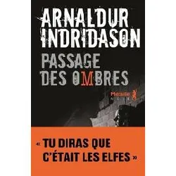 livre trilogie des ombres tome 3 - passage des ombres