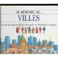 livre villes