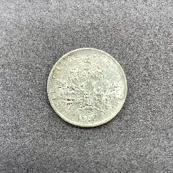 pièce 5 francs semeuse 1960 argent 835 millième 11,99g