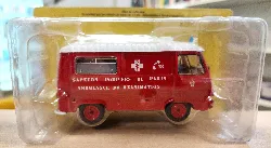 voiture minaiture 1/43  hachette - véhicule sapeur pompiers paris peugeot j7c