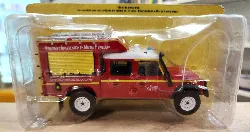 voiture miniature 1/43 hachette - véhicule sapeur pompier land rover 130 vimp