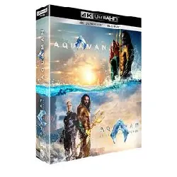 blu-ray aquaman + aquaman et le royaume perdu - 4k ultra hd + blu-ray