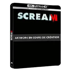 blu-ray scream vi - 4k ultra hd + blu - ray - boîtier steelbook limité