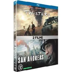 blu-ray twisters + san andreas - pack - blu - ray