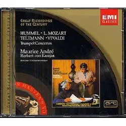 cd concertos pour trompette de hummel, telemann, mozart