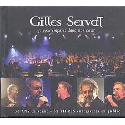 cd je vous emporte dans mon coeur - 35 ans de scène - coffret livre 2 cd25 enregistrements en public