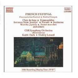 cd keith clark, ondrej lenárd, slovak radio symphony orchestra - french festival (1988)