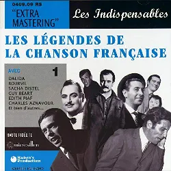 cd les légendes de la chanson française - les indispensables