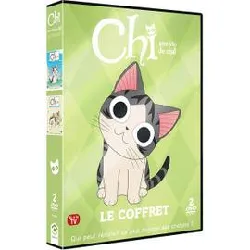 dvd chi, une vie de chat - le coffret : vol. 1 : la nouvelle famille de chi + vol. 2 : chi découvre le monde