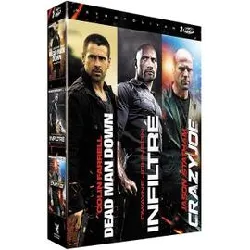 dvd coffret action dead man down, infiltré, crazy joe dvd