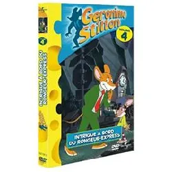 dvd geronimo stilton - volume 4 - intrigue à bord du rongeur - express