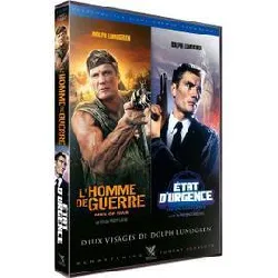 dvd l'homme de guerre + etat d'urgence - version remasterisée