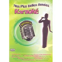 dvd nos plus belles années karaoké - vol. 1