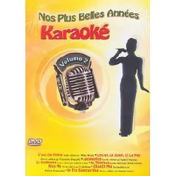 dvd nos plus belles années karaoké - vol. 2