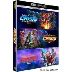 justice league : crisis on infinite earths - parties 1 à 3 - 4k ultra hd + blu - ray