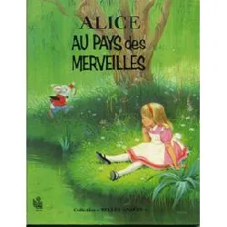 livre alice au pays des merveilles