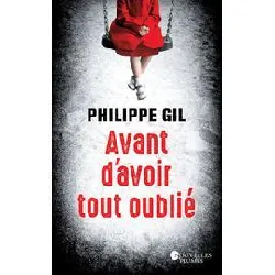 livre avant d'avoir tout oublié