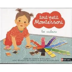 livre coffret tout - petit montessori les couleurs