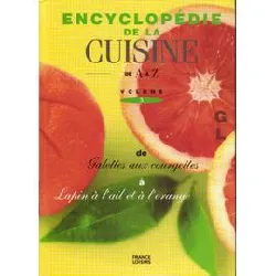 livre encyclopedie de la cuisine de a à z - vol 5