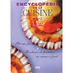 livre encyclopedie de la cuisine de a à z - vol. 8