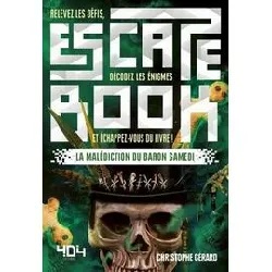 livre escape book - la malédiction du baron samedi