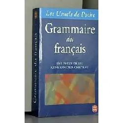 livre grammaire du français