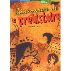 livre histoires de la préhistoire