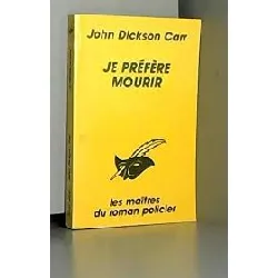 livre je préfère mourir