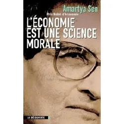 livre l'économie est une science morale