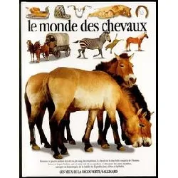 livre le monde des chevaux