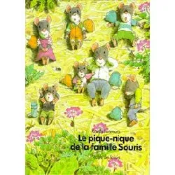 livre le pique - nique de la famille souris