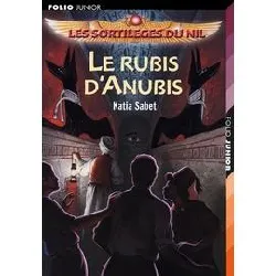 livre le rubis d'anubis