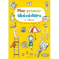 livre mon première abécédaire à colorier