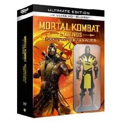 livre mortal kombat legends : scorpion's revenge blu - ray 4k ultra hd