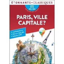 livre paris, ville capitale ? - programme bts