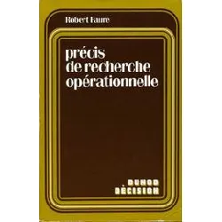 livre précis de recherche opérationnelle