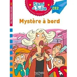 livre sami et julie roman ce2 mystère à bord