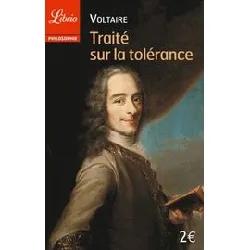 livre traité sur la tolérance - a l'occasion de la mort de jean calas