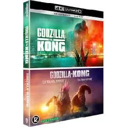 godzilla vs kong + godzilla x kong : le nouvel empire - 4k ultra hd + blu - ray