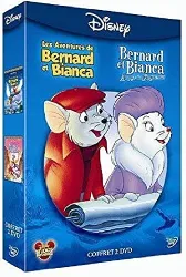 dvd les aventures de bernard et bianca + bernard et bianca au pays des kangourous - coffret 2 dvd