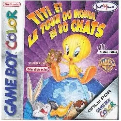 jeu gameboy color gbc titi et le tour du monde en 80 chats