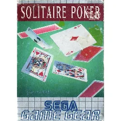 jeu sega game gear solitaire poker