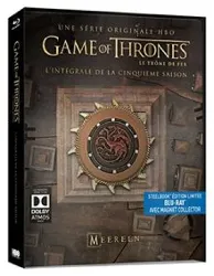 blu-ray game of thrones - saison 5 - edition steelbook