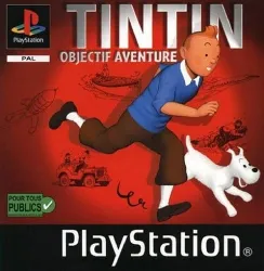 jeu ps1 tintin : objectif aventure - best of infogrames