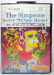 jeu sega master system the simpsons - bart vs the space mutants master system