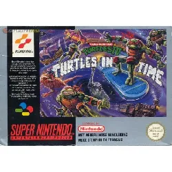 jeu snes teenage mutant hero turtles iv - turtles in time